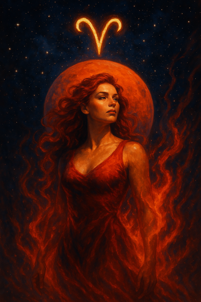 марс в овне у женщины