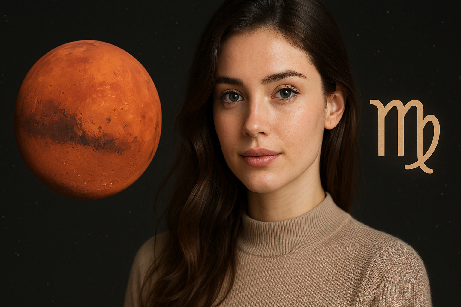 Марс у Діві в жінки зовнішність