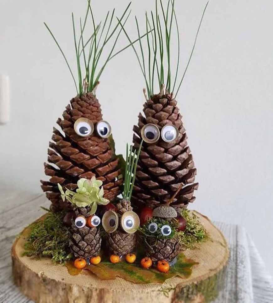 поробки з шишок