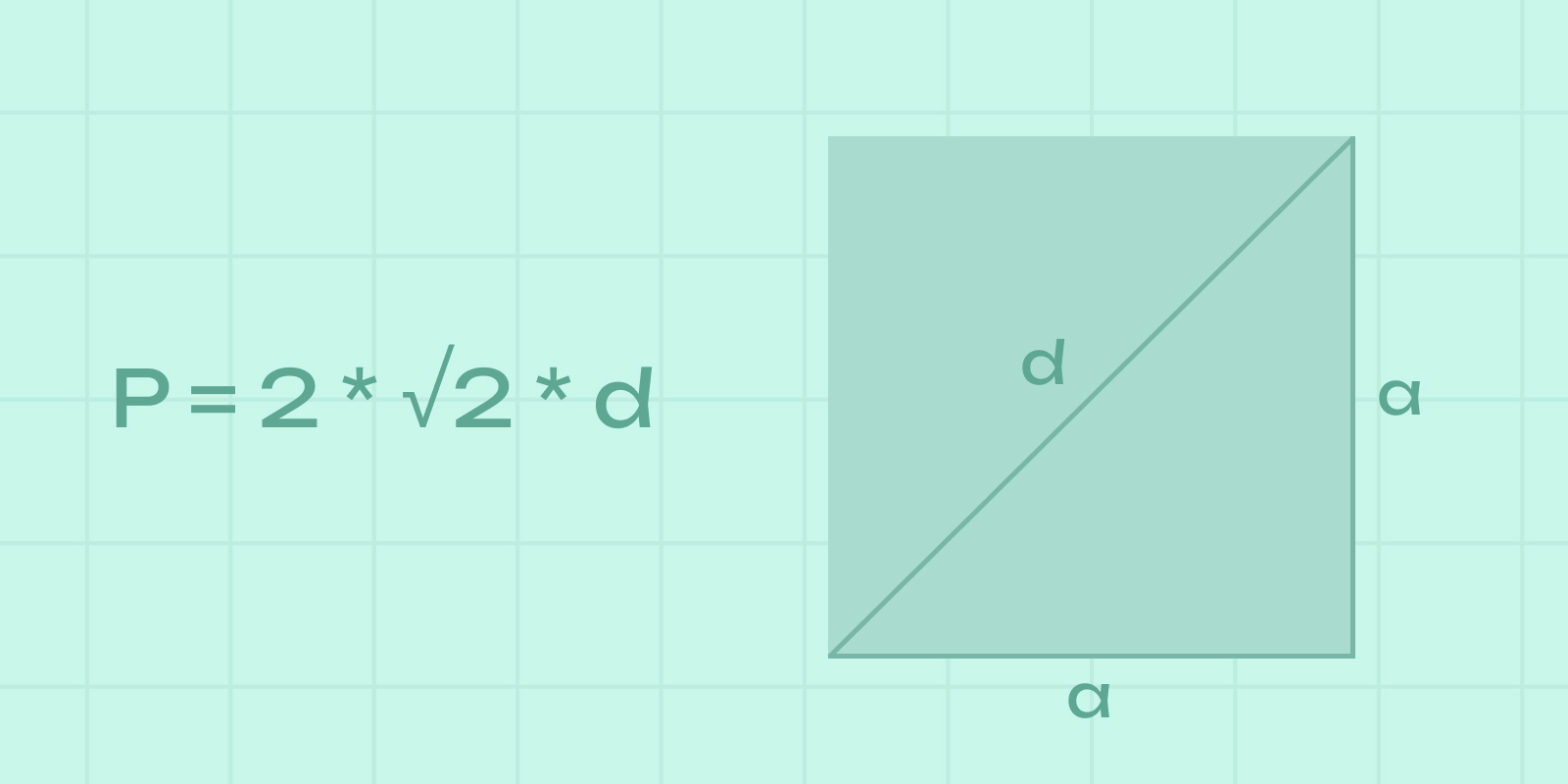 как найти периметр квадрата