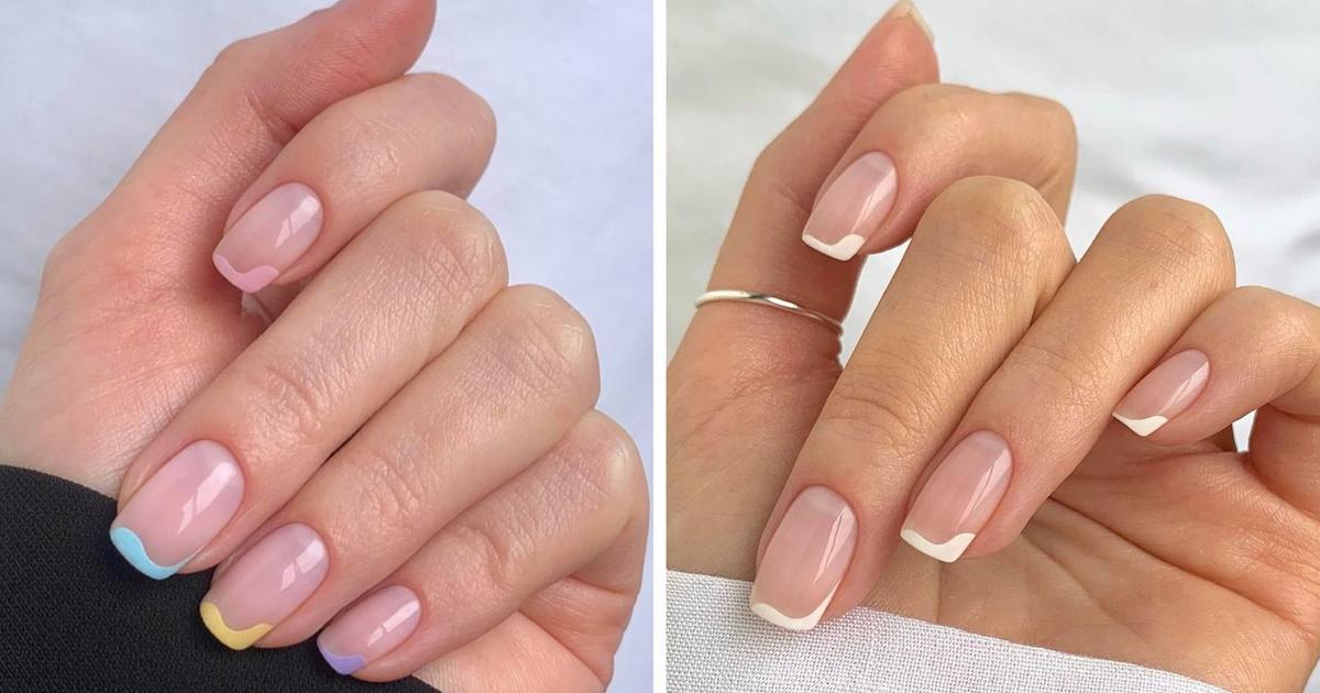 дизайн ногтей френч: фото новинки