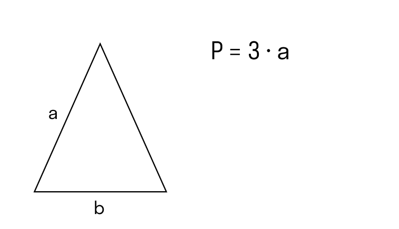 формула периметр равнобедренного треугольника